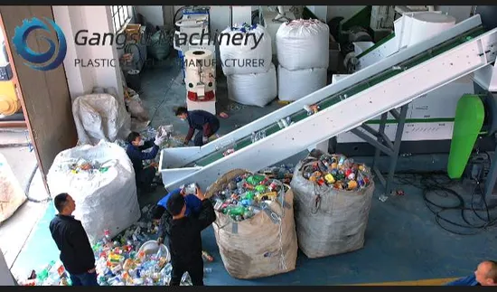 Pet Bottles Recycle Polyester Staple Fiber Recycling Machine Line