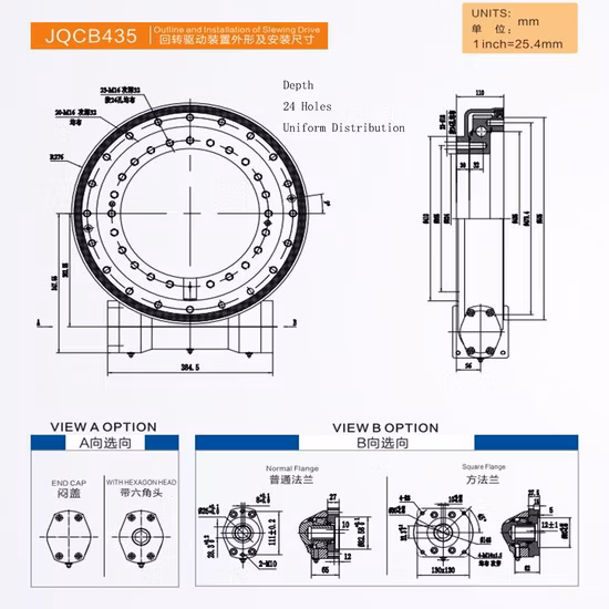 Hollow Shaft Rotary Actuator Workbench Hollow Rotating Platform Reducer