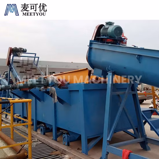 Meetyou Machinery HDPE Bottle Washing Line High-Quality China Pet Labor Saving China Pet Washing Line Supplier Configure Parallel Conveyor Sorter
