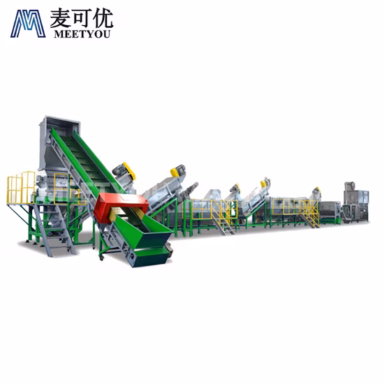 Meetyou Machinery HDPE Bottle Washing Line High-Quality China Pet Labor Saving China Pet Washing Line Supplier Configure Parallel Conveyor Sorter