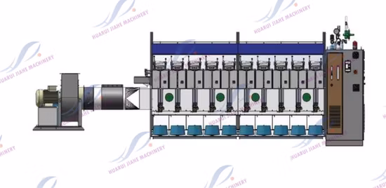 Laboratory Yarn Singeing Machine Staple Fiber 10 Spindles Singeing Frame for Cotton and Natural Fiber Blended Yarns