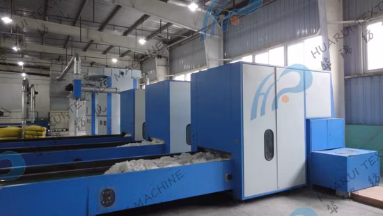 Polyester Thread Manufacturing Plant Which Can Manufacture Color Cotton Yarn Equipment, Virgin Hollow Polyester Staple Fiber Production Line Textile Machines