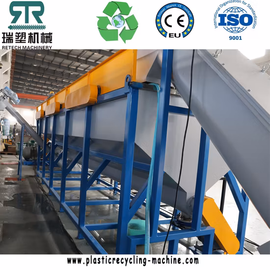 Acss (030) Professional Service Recycled PP Woven Bag Polyester Staple Fiber Production Line with Metal Screw