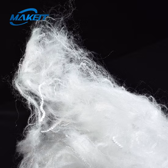 Natural Material Polyester Staple Fiber Recycle 100% Virgin Polyester Fiber