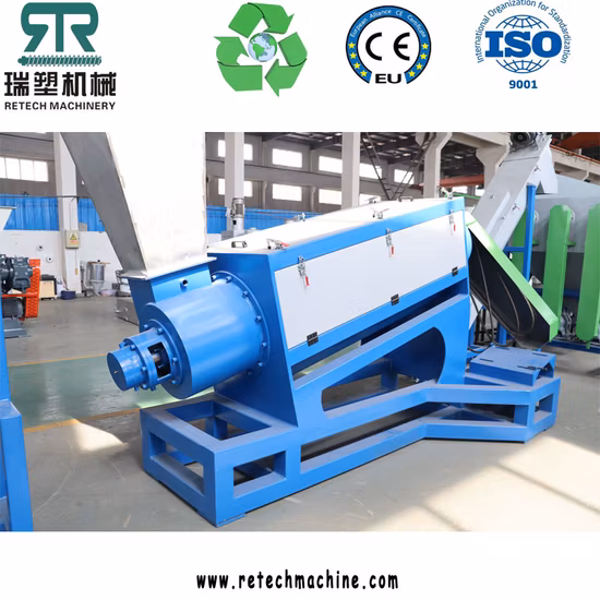 Acss (030) Professional Service Recycled PP Woven Bag Polyester Staple Fiber Production Line with Metal Screw